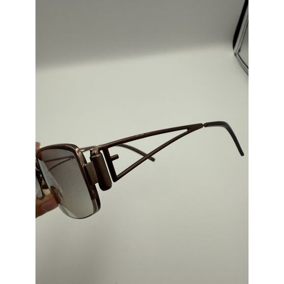 FRAMES ONLY Vintage Fendi FS 283 Brown Cord Sunglasses 58-16-140 ITALY